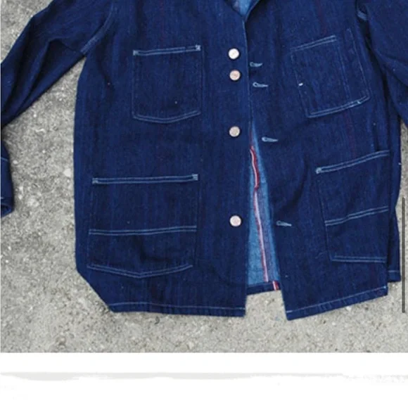 Auntie Oti Denim Jean Jacket EUC - Picture 5 of 8